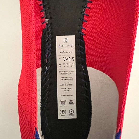 Rothy’s Cherry Solid Flats - Picture 4 of 4